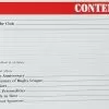 Centennial Book Contents